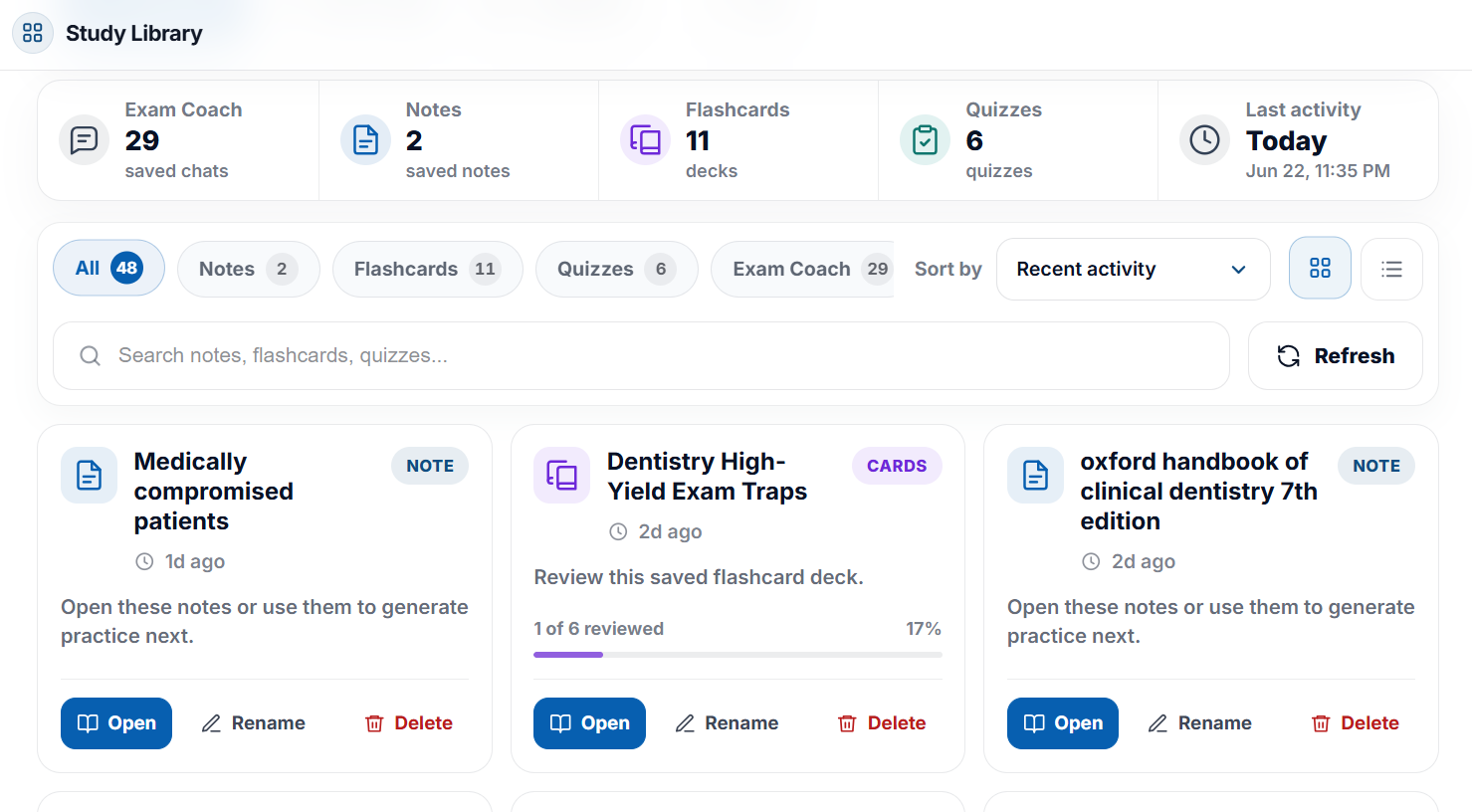 DentAIstudy study library
