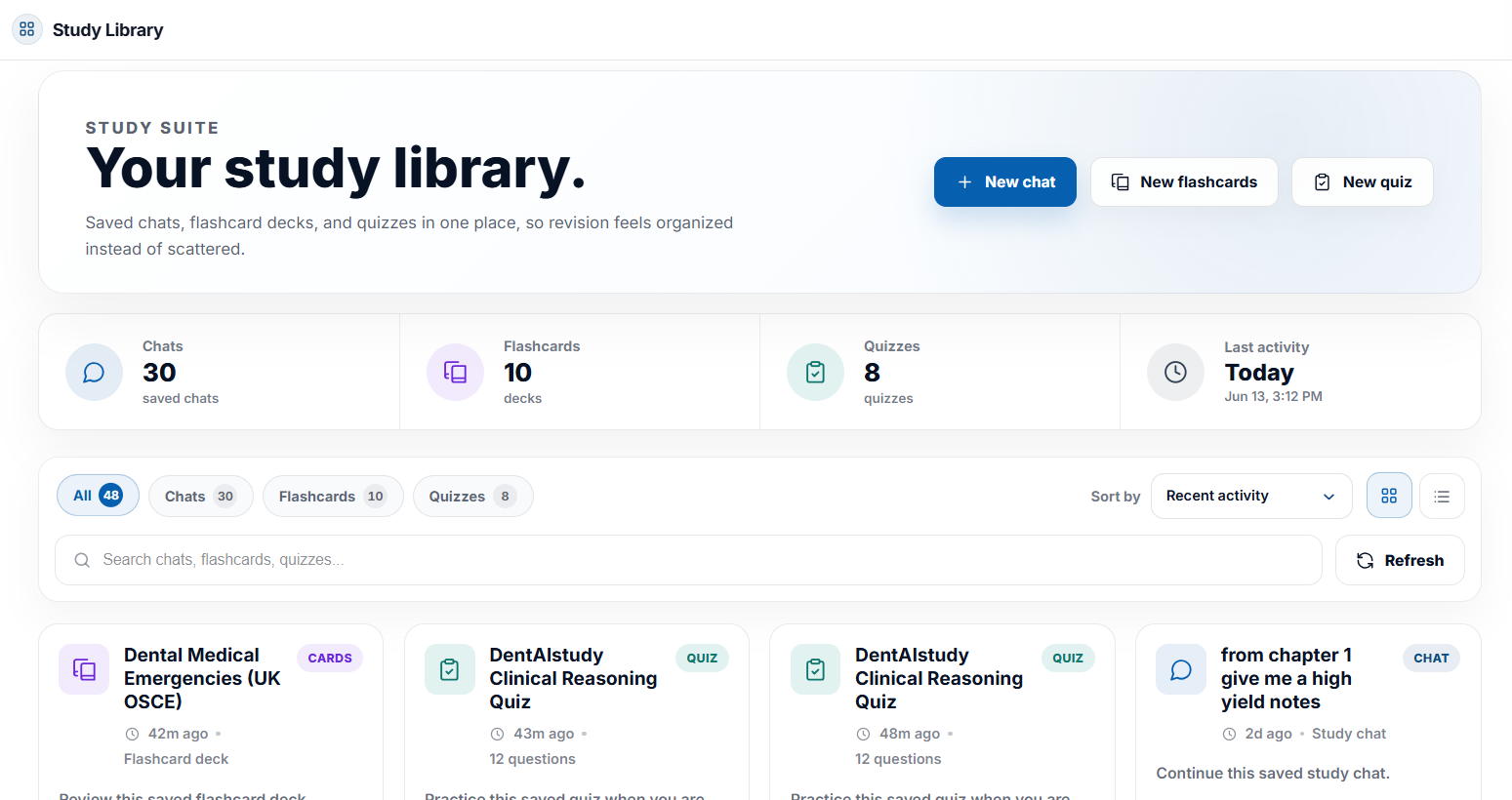 DentAIstudy study library